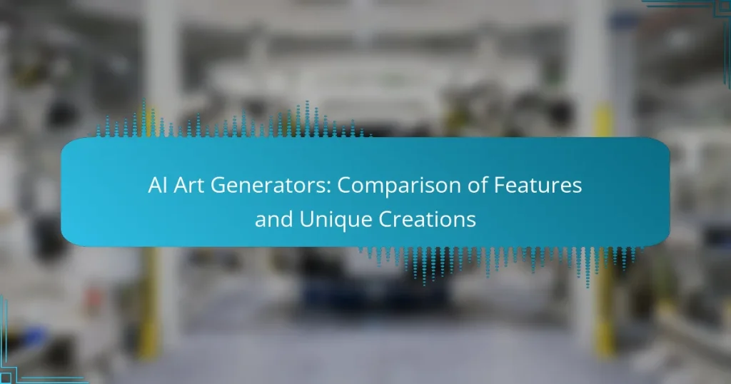 AI Art Generators: Comparison of Features and Unique Creations