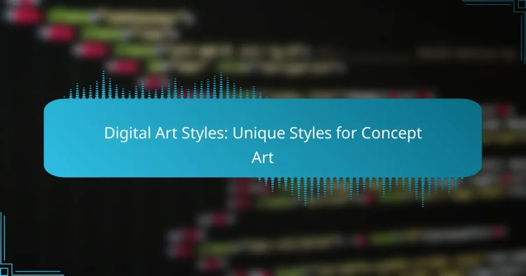 Digital Art Styles: Unique Styles for Concept Art