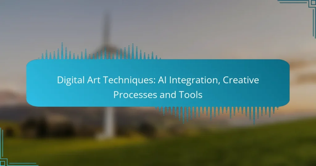 Digital Art Techniques: AI Integration, Creative Processes and Tools