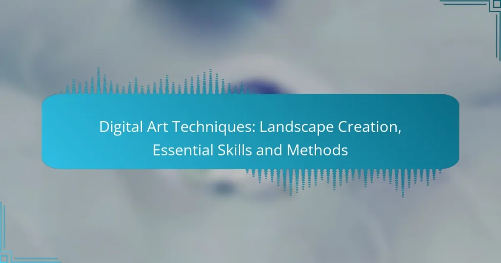 Digital Art Techniques: Landscape Creation, Essential Skills and Methods