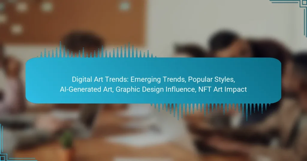 Digital Art Trends: Emerging Trends, Popular Styles, AI-Generated Art, Graphic Design Influence, NFT Art Impact