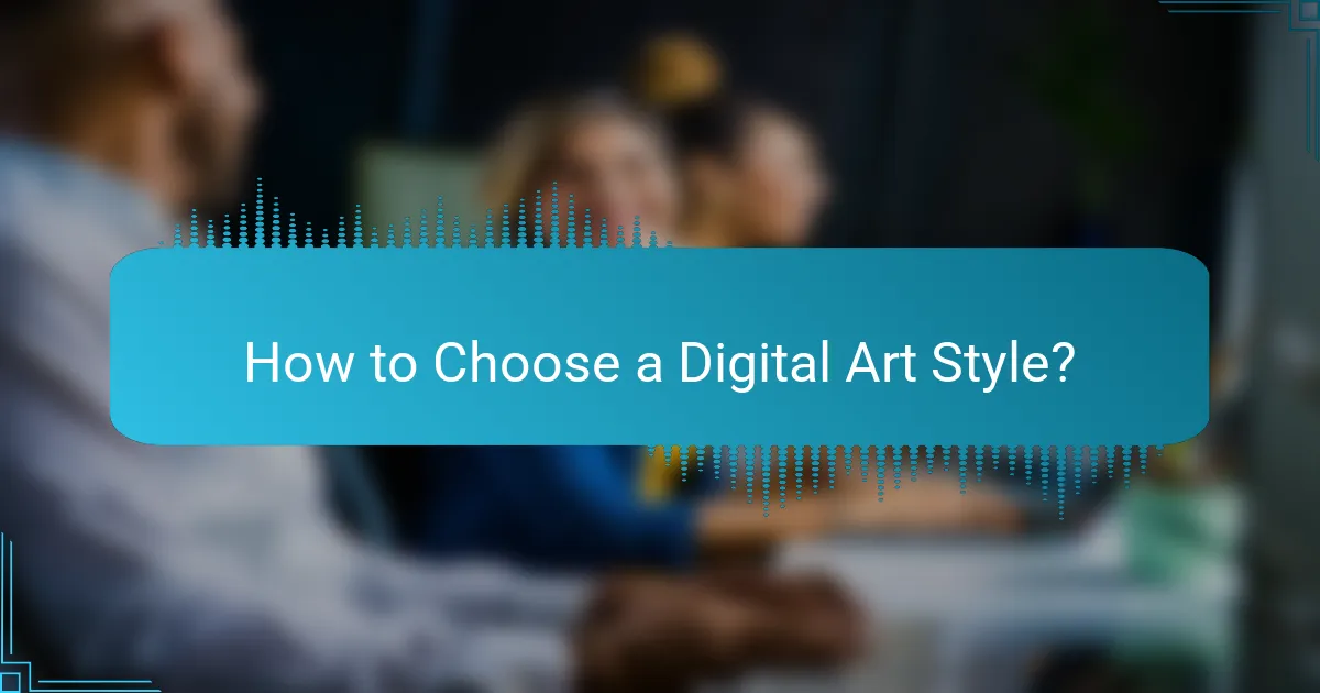 How to Choose a Digital Art Style?