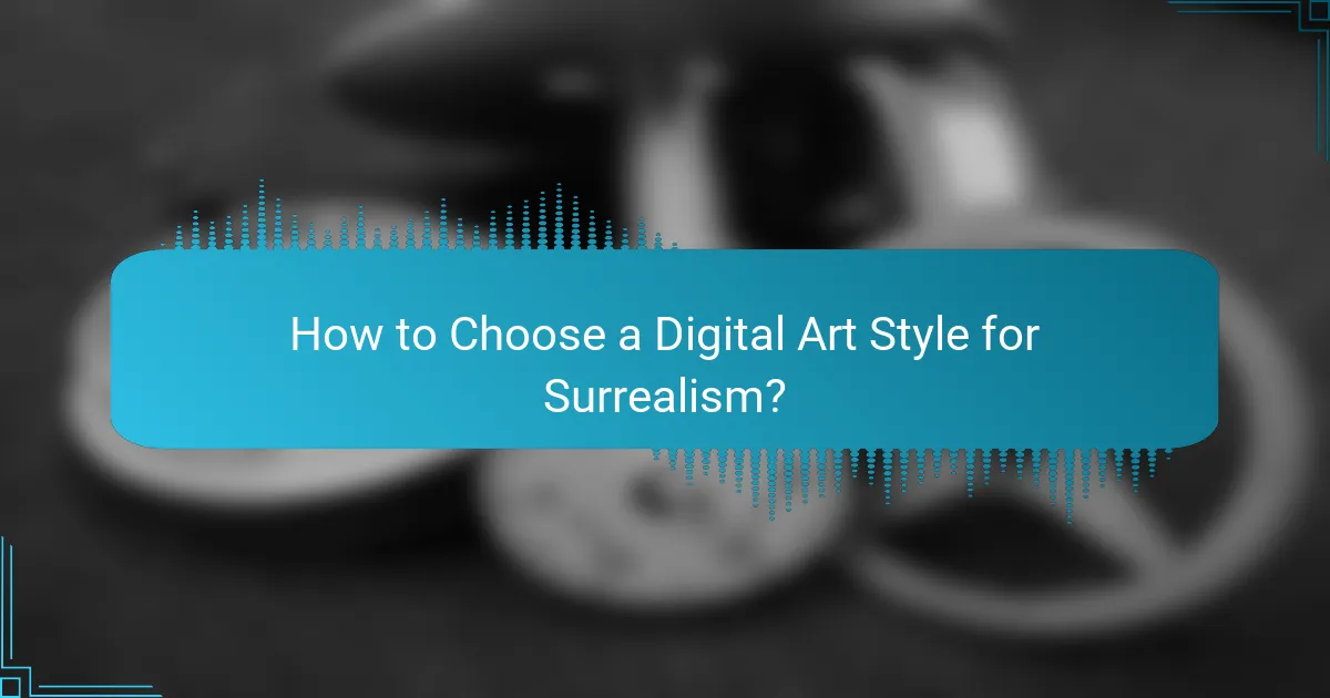 How to Choose a Digital Art Style for Surrealism?
