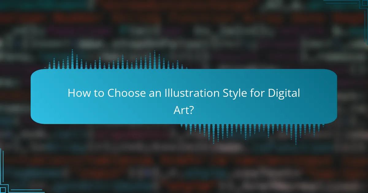How to Choose an Illustration Style for Digital Art?