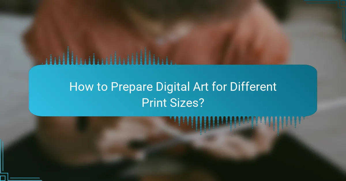 How to Prepare Digital Art for Different Print Sizes?