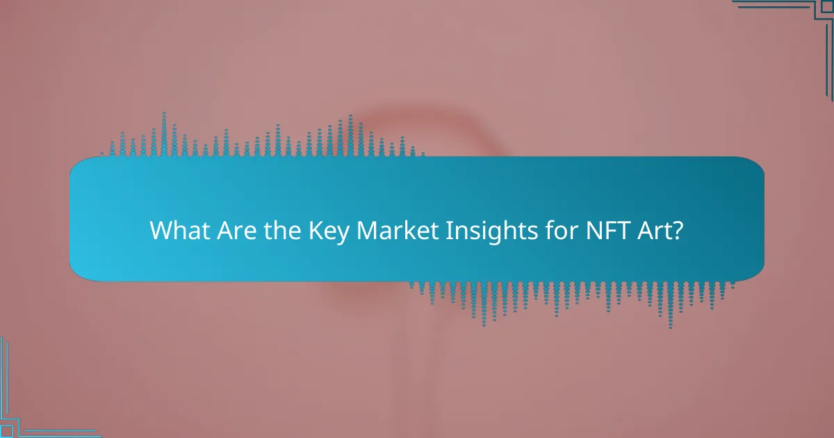 What Are the Key Market Insights for NFT Art?
