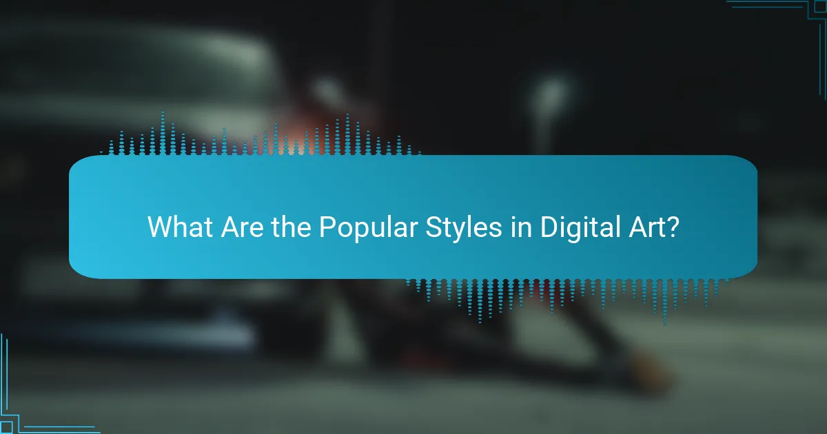 What Are the Popular Styles in Digital Art?