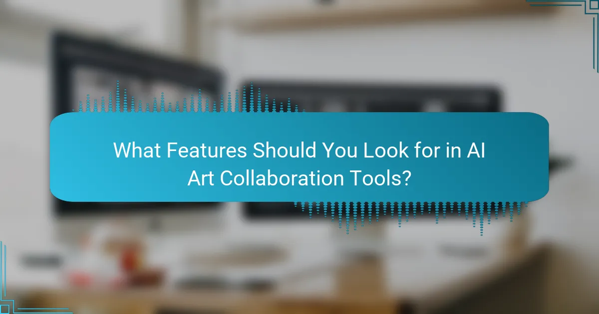 What Features Should You Look for in AI Art Collaboration Tools?